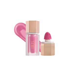 IRIS Oh! She Blushes Liquid Blush – Buildable, Long-Lasting Serum Formula with Hyaluronic Acid, Niacinamide & Squalane – Muted Plum, Lightweight Glow
